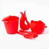 Scrunch Watering Can Strawberry Red | © Conscious Craft 